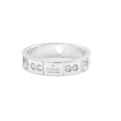 Gucci Icon Diamond Ring with Heart Cutout - 3