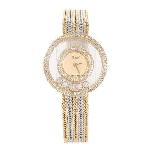 Chopard Happy Diamonds Gold Watch 36.8g