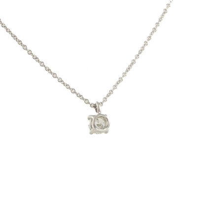 Tiffany & Co. Solitaire Diamond Pendant - 5