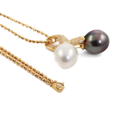 South Sea & Tahitian Pearl Pendant - 6