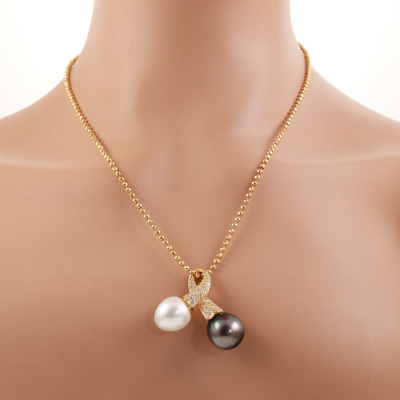 South Sea & Tahitian Pearl Pendant - 7