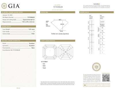 2.01ct Loose Diamond GIA F VVS2 - 2