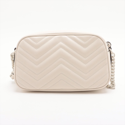 Gucci GG Marmont Shoulder Bag All White - 2