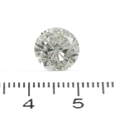 3.02ct loose Round Diamond GSL - 3