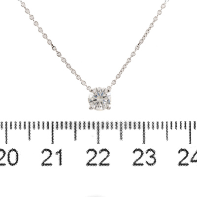 0.50ct Diamond Solitaire Pendant GIA E VVS1 - 2