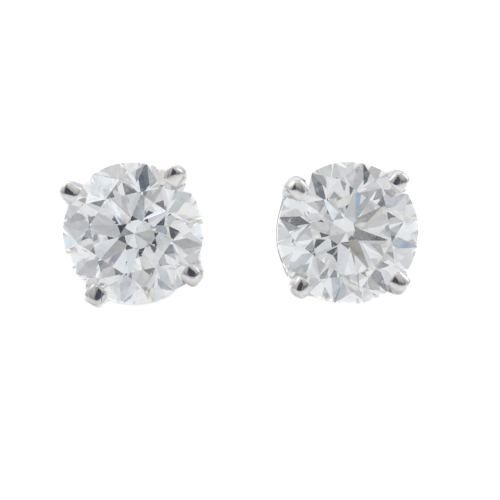 1.41ct Diamond Studs GIA D SI1