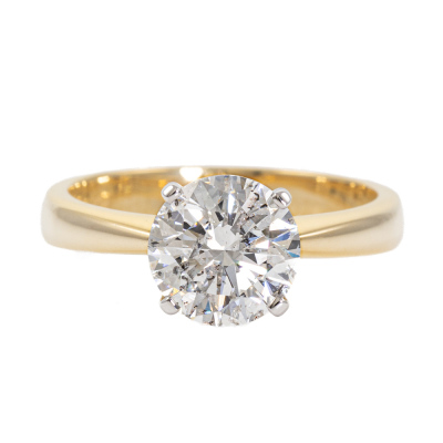 2.00ct Diamond Solitaire Ring GSL G P1