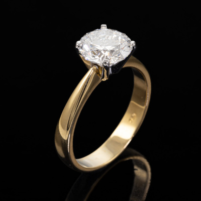 2.00ct Diamond Solitaire Ring GSL G P1 - 6