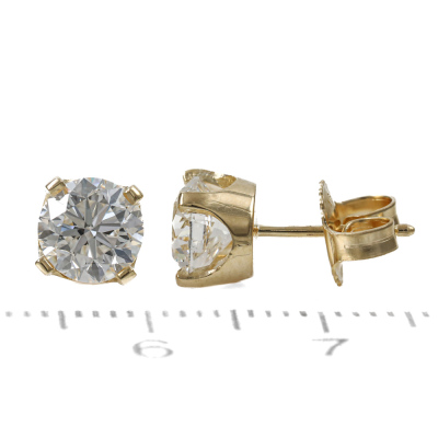 2.00ct Diamond Studs GIA DE VS1 - 4