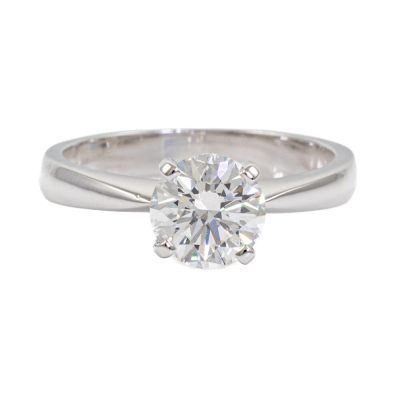 1.28ct Diamond Solitaire Ring GIA E SI2