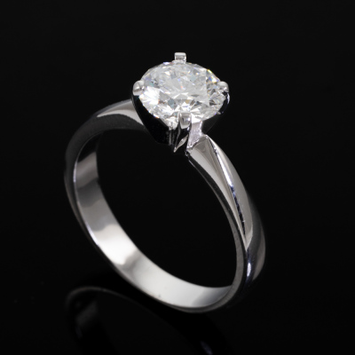 1.28ct Diamond Solitaire Ring GIA E SI2 - 6