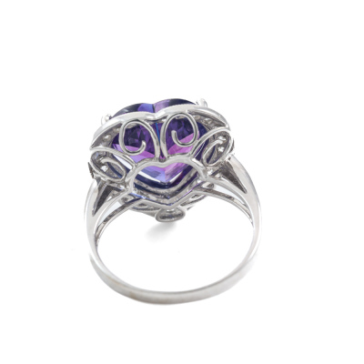 6.40ct Tanzanite and Diamond Ring - 5