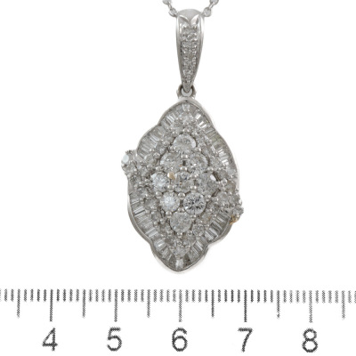 3.00ct Diamond Dress Pendant - 2