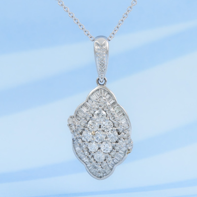 3.00ct Diamond Dress Pendant - 8