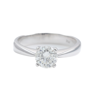 1.01ct Diamond Solitaire Ring GIA H P1