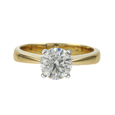 1.51ct Diamond Solitaire Ring GIA H VVS1