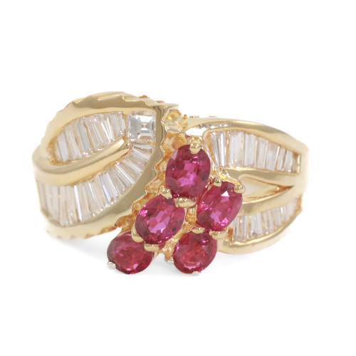 1.25ct Ruby & Diamond Ring