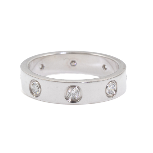 Cartier Love Wedding Band 8 Diamond