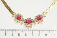 Ruby and Diamond Necklace - 2