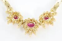 Ruby and Diamond Necklace - 3