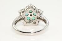 Emerald and Diamond Ring - 4